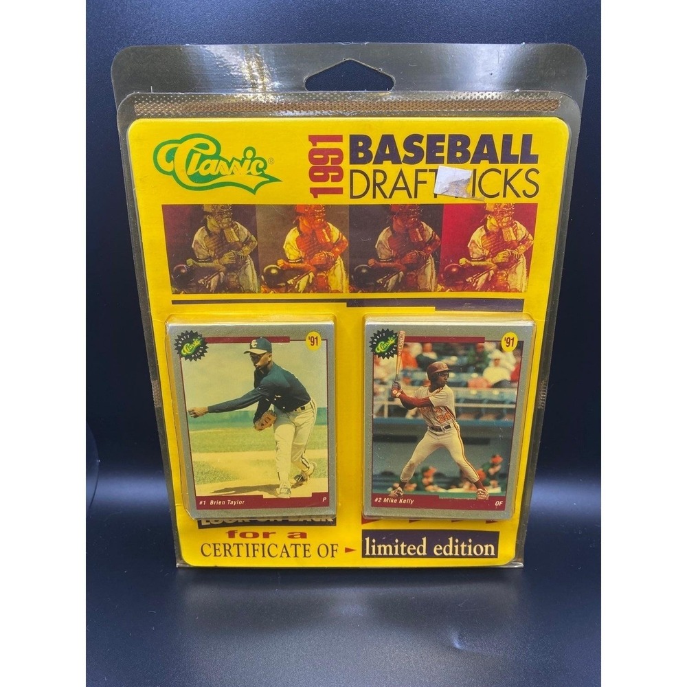 Classic 1991 Baseball Draft Picks - Certificate of Limited Edition